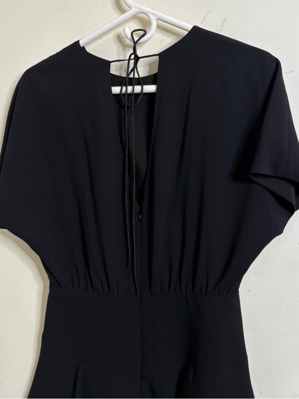 Alice + Olivia Black Mini Dress with Layered Ruffle Skirt - Picture 13 of 14